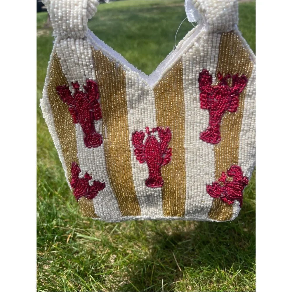Viral Beaded bag Lobsters - Beaded Satchel TikTok challenge TJMaxx viral find